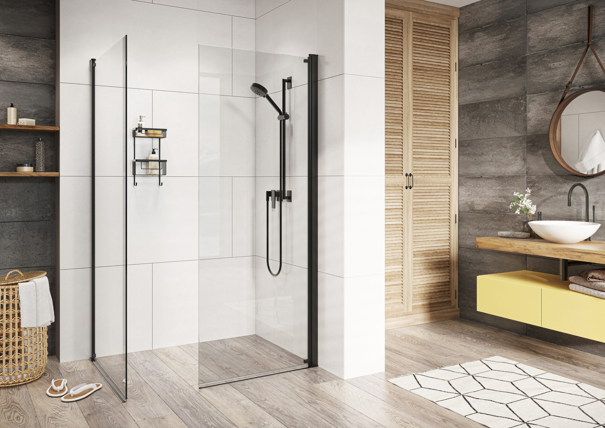 Roman introduces the Innov8 Pivoting Wetroom Panel