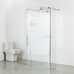 Finished Wetroom – Linear Wetroom Panel with two Deflector Panels